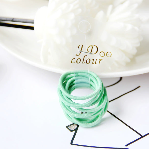 Children's Nylon Handmade Round Elastic Baby Thumb Hair Band