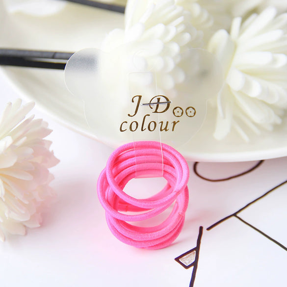 Children's Nylon Handmade Round Elastic Baby Thumb Hair Band