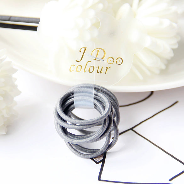 Children's Nylon Handmade Round Elastic Baby Thumb Hair Band