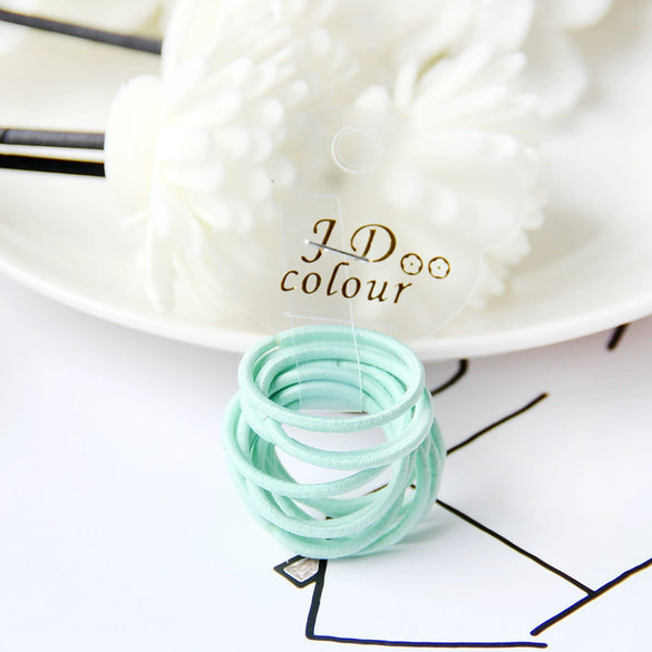 Children's Nylon Handmade Round Elastic Baby Thumb Hair Band