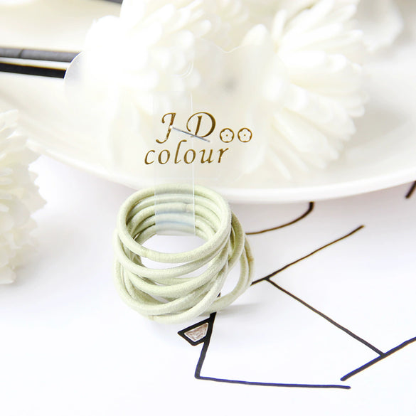 Children's Nylon Handmade Round Elastic Baby Thumb Hair Band