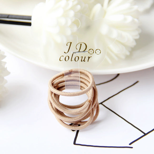 Children's Nylon Handmade Round Elastic Baby Thumb Hair Band