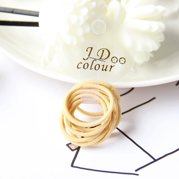 Children's Nylon Handmade Round Elastic Baby Thumb Hair Band