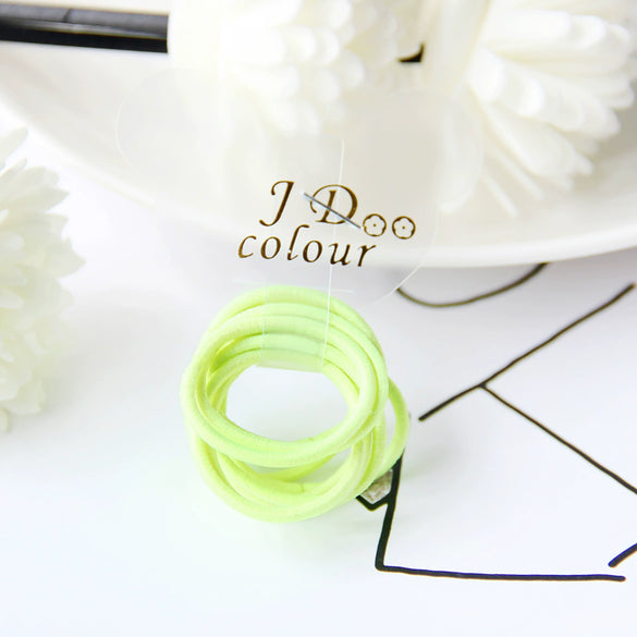 Children's Nylon Handmade Round Elastic Baby Thumb Hair Band