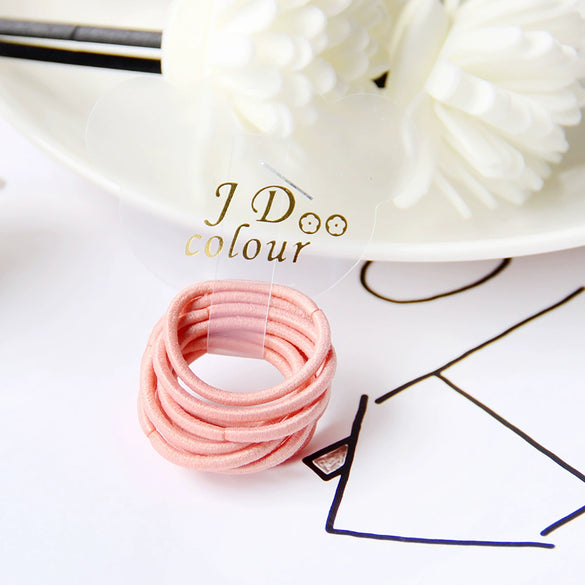 Children's Nylon Handmade Round Elastic Baby Thumb Hair Band