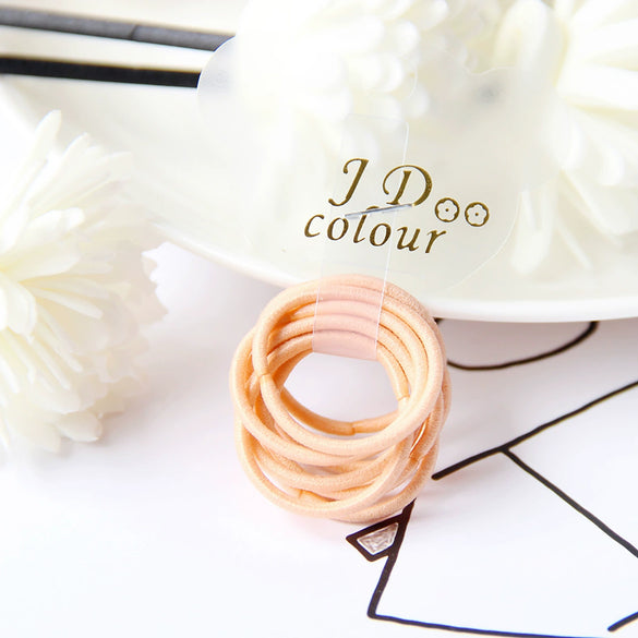 Children's Nylon Handmade Round Elastic Baby Thumb Hair Band