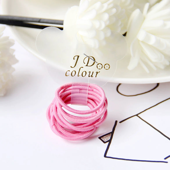 Children's Nylon Handmade Round Elastic Baby Thumb Hair Band