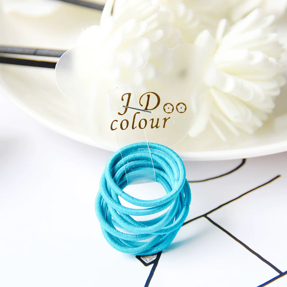 Children's Nylon Handmade Round Elastic Baby Thumb Hair Band