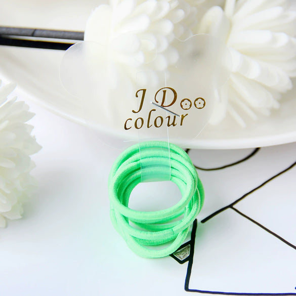 Children's Nylon Handmade Round Elastic Baby Thumb Hair Band