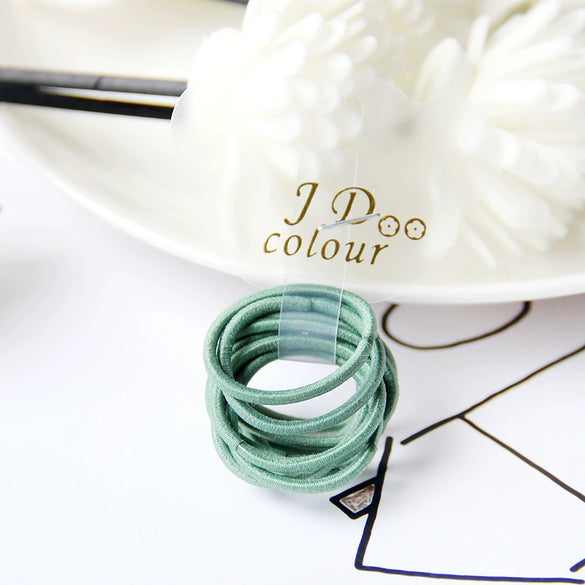 Children's Nylon Handmade Round Elastic Baby Thumb Hair Band