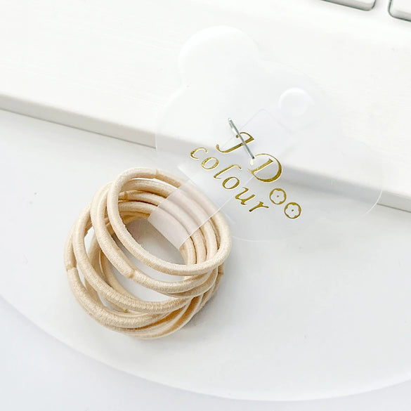 Children's Nylon Handmade Round Elastic Baby Thumb Hair Band