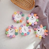 Children's Plastic Resin Handmade Solid Color Hair Clip