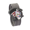 Children's Plastic Rubber Watch Fashion Creative Round Dial Cartoon Pattern Quartz Watch