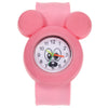 Children's Plastic Rubber Watch Fashion Creative Round Dial Cartoon Pattern Quartz Watch