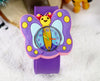 Children's Plastic Rubber Watch Fashion Creative Round Dial Cartoon Pattern Quartz Watch