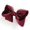 Children's Solid Color Cloth Bow Hair Clip Pointed Bb Clip Flower Headdress For Girls Baby Bow Hairpin Accessory