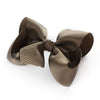 Children's Solid Color Cloth Bow Hair Clip Pointed Bb Clip Flower Headdress For Girls Baby Bow Hairpin Accessory