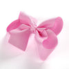 Children's Solid Color Cloth Bow Hair Clip Pointed Bb Clip Flower Headdress For Girls Baby Bow Hairpin Accessory