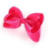 Children's Solid Color Cloth Bow Hair Clip Pointed Bb Clip Flower Headdress For Girls Baby Bow Hairpin Accessory