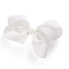 Children's Solid Color Cloth Bow Hair Clip Pointed Bb Clip Flower Headdress For Girls Baby Bow Hairpin Accessory
