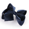 Children's Solid Color Cloth Bow Hair Clip Pointed Bb Clip Flower Headdress For Girls Baby Bow Hairpin Accessory