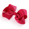 Children's Solid Color Cloth Bow Hair Clip Pointed Bb Clip Flower Headdress For Girls Baby Bow Hairpin Accessory