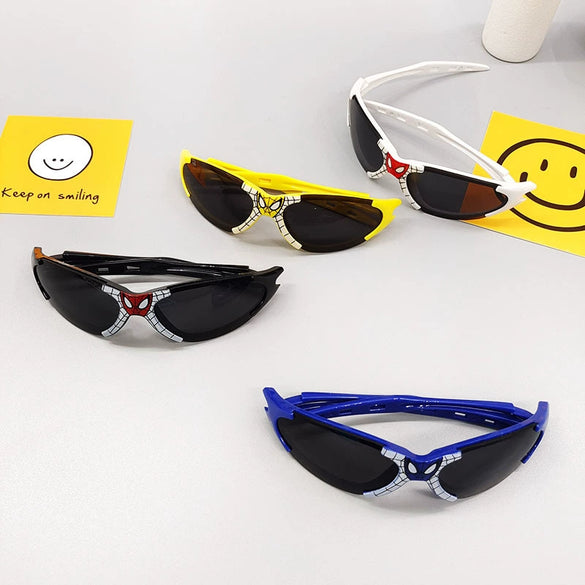 Children's Sunglasses Cute Cartoon Style Half Frame Pc Frame Resin Lens