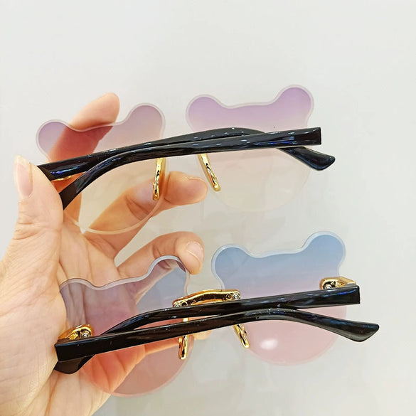 Children's Sunglasses Pc Resin Cartoon Cute Bear Polarized Uv Protection Cool Fashion