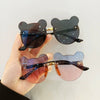 Children's Sunglasses Pc Resin Cartoon Cute Bear Polarized Uv Protection Cool Fashion