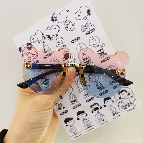 Children's Sunglasses Pc Resin Cartoon Cute Bear Polarized Uv Protection Cool Fashion