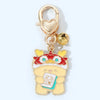 Chinoiserie Cartoon Style Cute Carp Dragon Metal Zinc Alloy New Year Bag Pendant Keychain