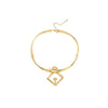 Choker Alloy Geometric Round Electroplating Women's Hiphop Punk Retro Exaggerated