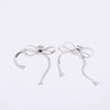 Choker Necklace Stainless Steel Titanium Steel Bow Snake Bone Style 18K Gold Plated Color Preservation Electroplating