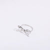 Choker Necklace Stainless Steel Titanium Steel Bow Snake Bone Style 18K Gold Plated Color Preservation Electroplating