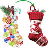 Christmas Basic Retro Classic Style Christmas Tree Elk Polyester Indoor Party Festival Christmas Socks