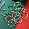 Christmas Bracelet Soft Ceramic And Clay Beads With Cartoon Characters Geometric Type Animal Zodiac Letters Numbers Text And Festive Elements