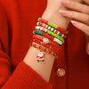 Christmas Bracelet Soft Ceramic And Clay Beads With Cartoon Characters Geometric Type Animal Zodiac Letters Numbers Text And Festive Elements