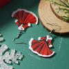 Christmas Carnival Party Elegant Fashion Acrylic Doublesided Earrings