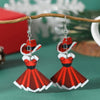 Christmas Carnival Party Elegant Fashion Acrylic Doublesided Earrings