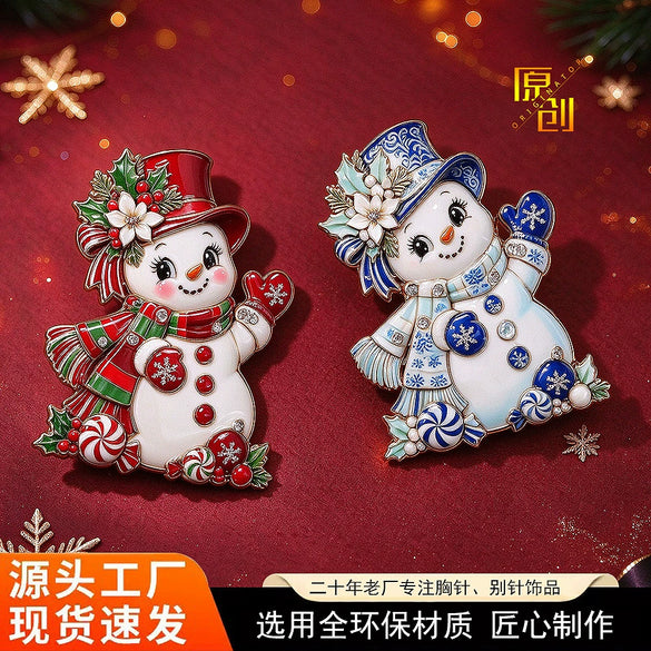 Christmas Cat Brooch Electroplated Alloy Glaze Drip Animal Pin For Unisex Festive Accessories