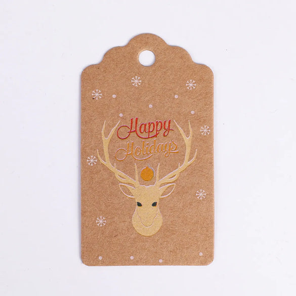 Christmas Cute Christmas Tree Santa Claus Snowman Paper Party Festival Gift Wrapping Supplies