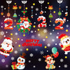 Cute Santa Claus Pvc Wall Sticker Wall Art