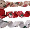Christmas Decoration Ribbon Red White For Christmas Tree Gift Box Packaging Accessories