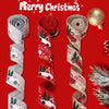 Christmas Decoration Ribbon Red White For Christmas Tree Gift Box Packaging Accessories