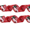 Christmas Decoration Ribbon Red White For Christmas Tree Gift Box Packaging Accessories