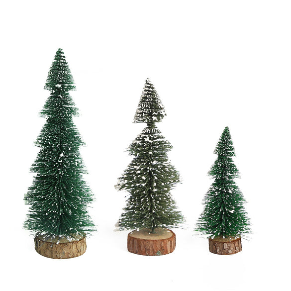 Christmas Decorations Pagoda With White Christmas Tree Desktop Ornaments Mini Christmas Tree