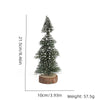 Christmas Decorations Pagoda With White Christmas Tree Desktop Ornaments Mini Christmas Tree