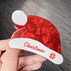 Christmas Glitter Acrylic Handmade Women's Hair Grab Clip