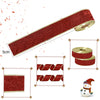 Christmas Glitter Ribbon Cloth Mechanical Holiday Party Decoration