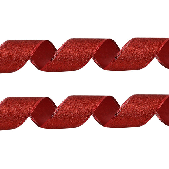 Christmas Glitter Ribbon Cloth Mechanical Holiday Party Decoration